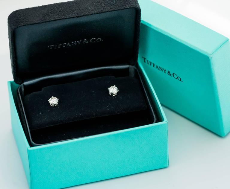 Tiffany Jewelry Diamond Stud Earrings